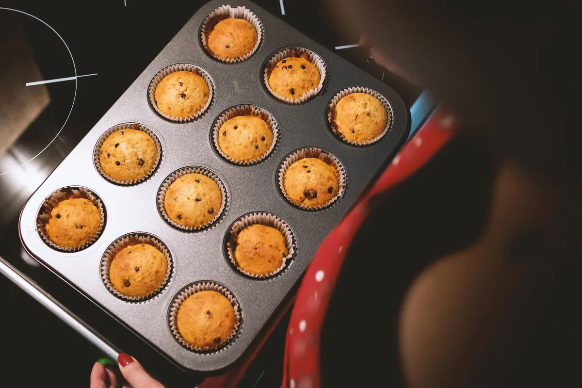 convection oven baking large cake