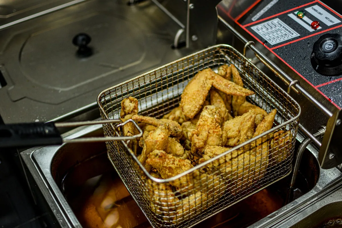 damaged air fryer basket