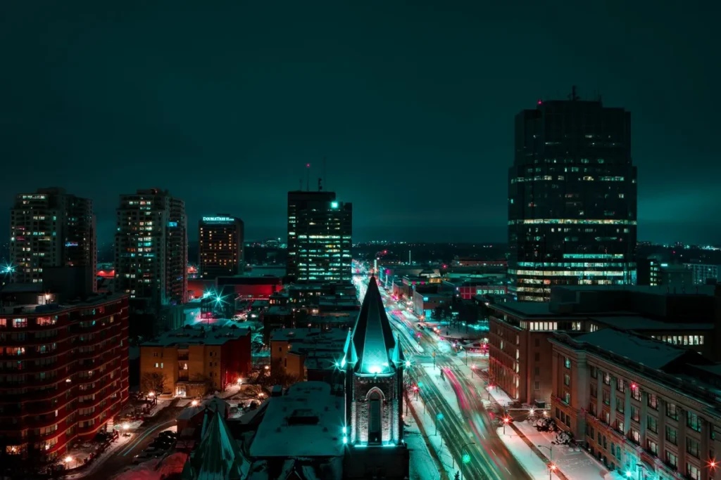 Kitchener Ontario cityscape