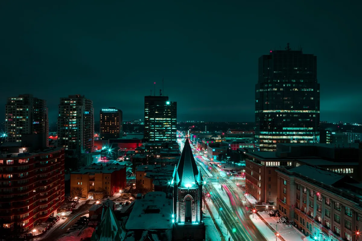 Kitchener Ontario cityscape