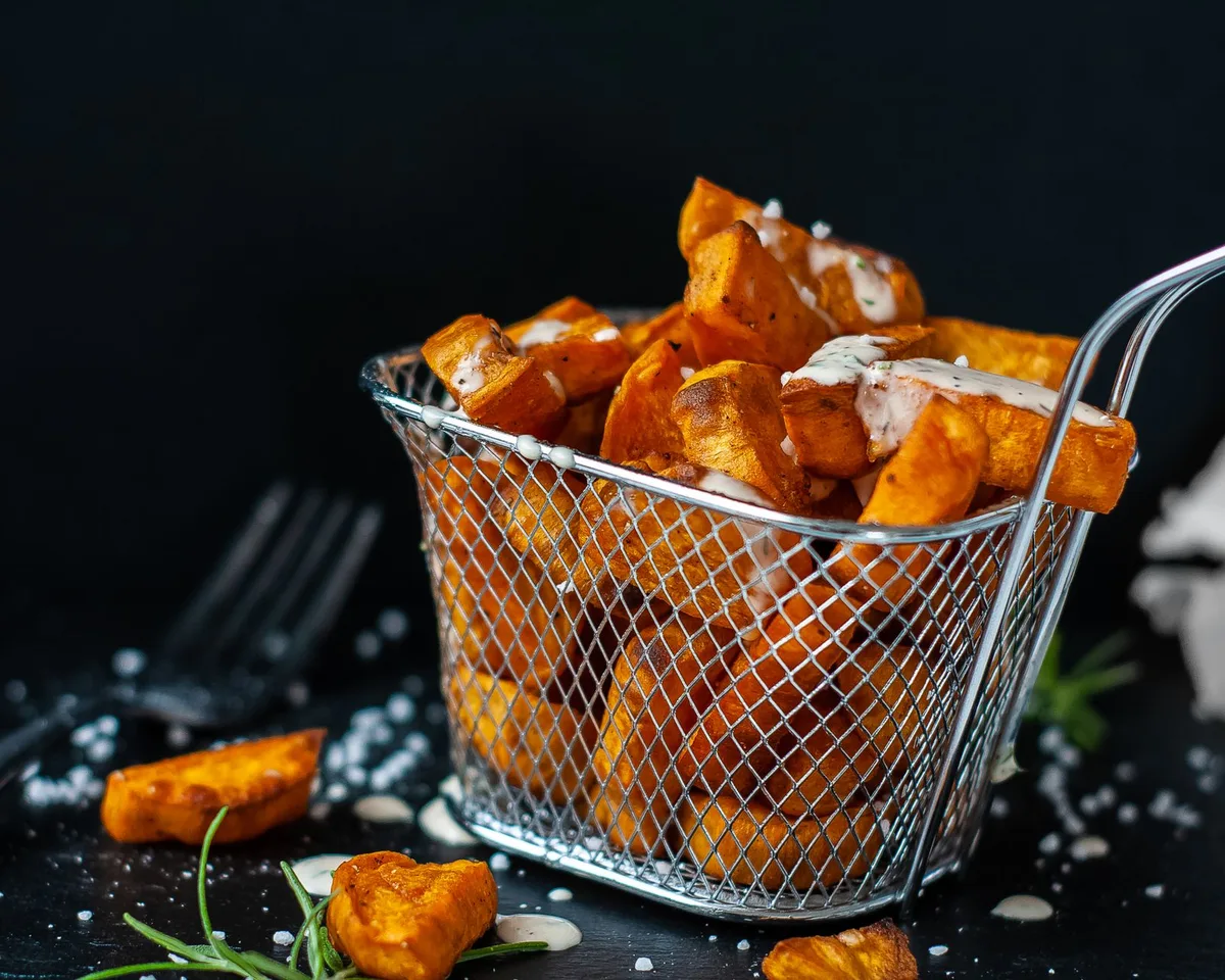 sweet potato cubes air fryer