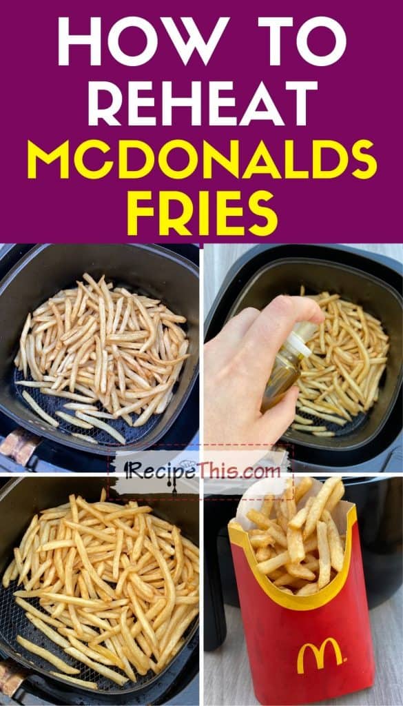 How Long To Reheat French Fries In Air Fryer